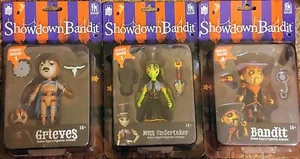 Showdown Bandit Series 1 Action Figure Set of 3 Miss Undertaker Bandit & Grieves - Picture 1 of 6