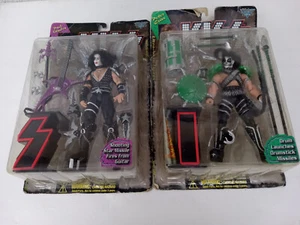 KISS Action Figure LOT Paul Stanley Peter Criss McFarlane Rock & Roll 7” 1997 - Picture 1 of 11