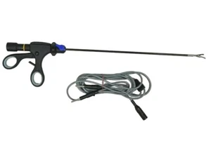 Laparoscopic Bipolar Maryland Curved Jaw Dissector Cable Instruments Set 5mm 2Pc - Picture 1 of 6