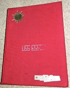 U.S.S. Essex CVA-9 1956-1957 Far East Cruise Book, Post Korean Pre Vietnam Wars - Picture 1 of 12