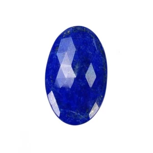 31.50cts Natural Untreated LAPIS LAZULI Gemstone Rose Cut Oval Shape 32*20mm - Imagen 1 de 4