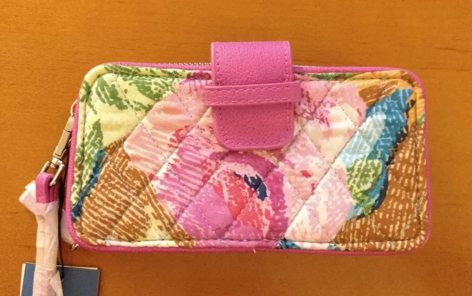 Новый с Ярлыками Vera Bradley RFID Smartphone кошелек с ремешком Tech бумажник сумочки в Superbloom розовый - Изображение 1 из 1