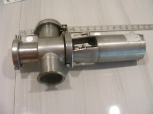 VÁLVULA ALFA LAVAL 2 1/2" 3 VÍAS 2.5" ACERO INOXIDABLE NEUMÁTICO ACCIONADO TRI CLEVER en NJ - Imagen 1 de 7