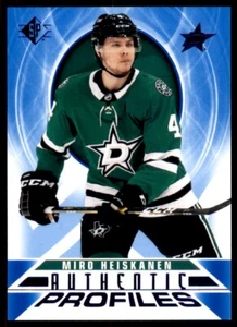 2020-21 SP Authentic Profiles Blue Miro Heiskanen #AP-12 - Imagen 1 de 2