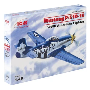 ICM 48151 Plastic model aircraft Scale 1:48 Mustang P-51D-15 WWII USAF fighter - Picture 1 of 9