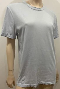 Camiseta Top STANDARD JAMES PERSE Azul Pálido 100% Algodón Manga Corta 1/S - Imagen 1 de 6