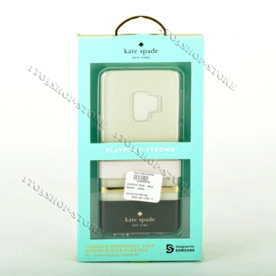 Funda Flexible Kate Spade Para Samsung Galaxy S9 - Charlotte Rayas Rosa Transparente NUEVA Foto 1 de 4