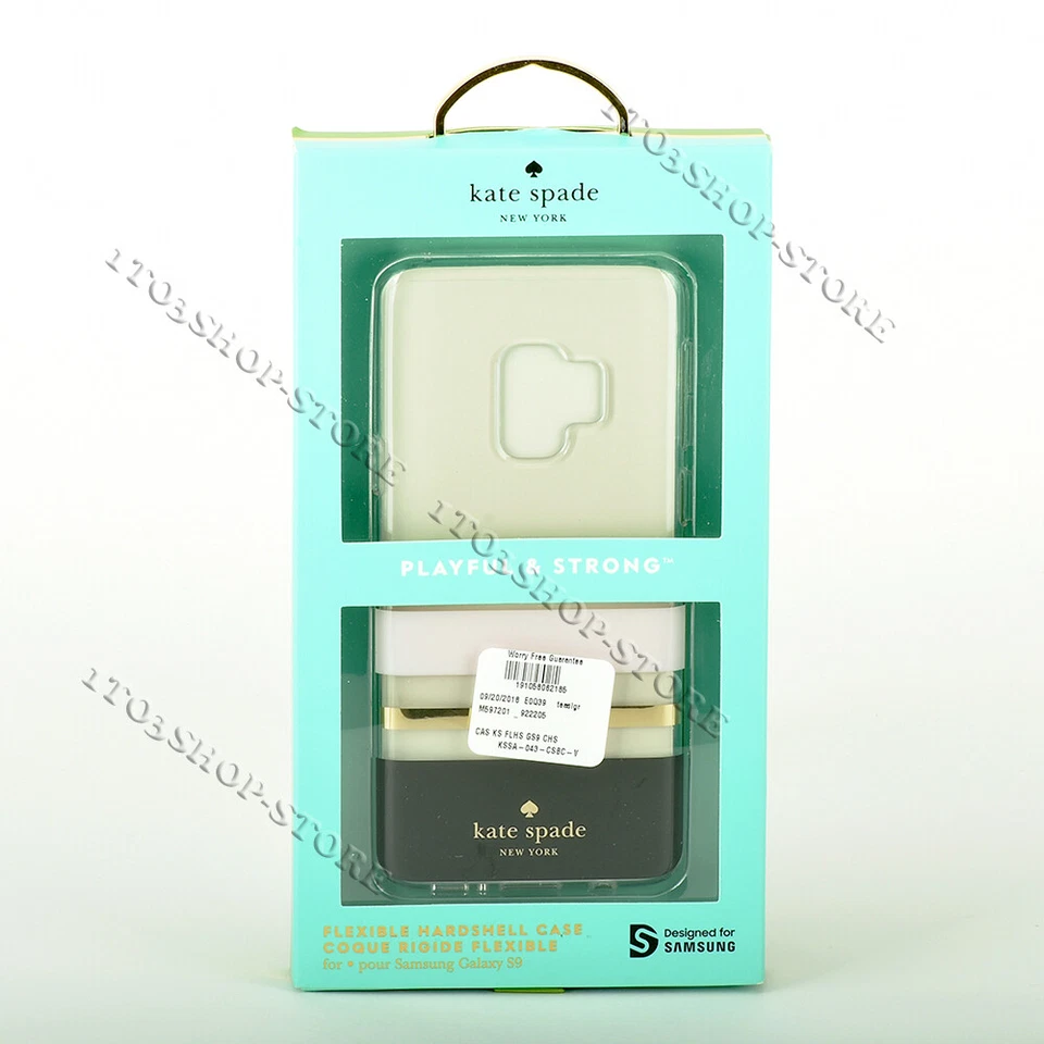 Funda Flexible Kate Spade Para Samsung Galaxy S9 - Charlotte Rayas Rosa Transparente Foto 1 de 4