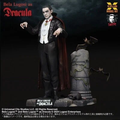 X-PLUS 1/8 Bela Lugosi as Dracula Plastic Model Kit Assembly Required Sealed - Image 1 of 4