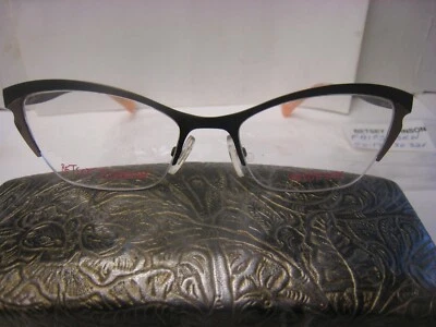 BETSEY JOHNSON 女孩眼镜 FAIRY 棕色 50-17-130 毫米 32V 带通用保护壳 — 第 1/4 张图片