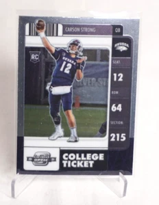 2022 Chronicles Contenders Optic Draft Picks College Ticket Carson Strong #11 - Bild 1 von 2