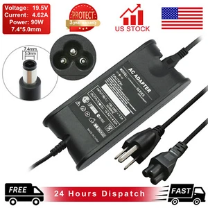 19.5V AC Adapter Charger Power Supply For Dell Latitude Vostro Inspiron Laptop - Picture 1 of 13
