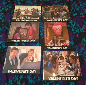 VALENTINE'S DAY - ORIGINAL SET OF 8 FRENCH LOBBY CARDS - EMMA ROBERTS & OTHERS - Picture 1 of 2