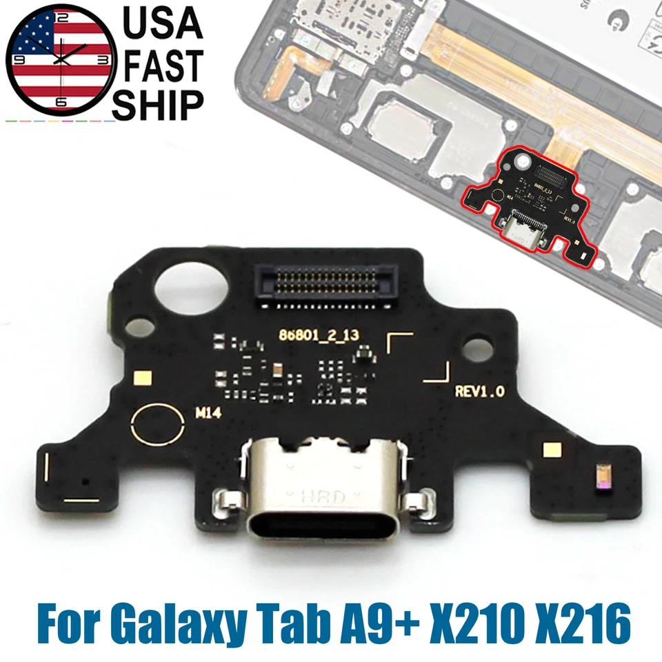OEM USB Charging Port Board For Samsung Galaxy Tab A9 Plus X210 X215 X216 X218 - Image 1 of 4