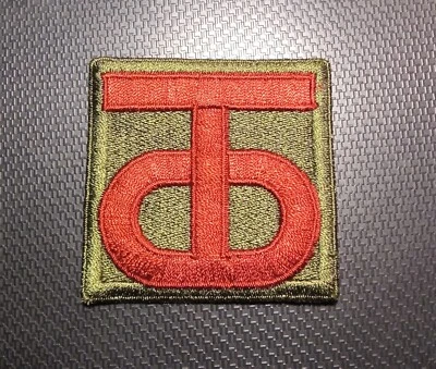 U.S.ARMY WW2 CUT-EDGE 90th INFANTRY DIVISION PATCH - Image 1 of 2