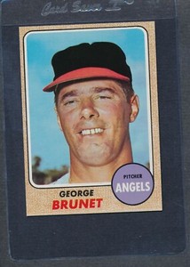 1968 Topps #347 George Brunet Angels NM *8666