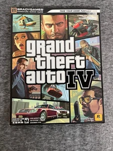 Grand Theft Auto IV 4 GTA IV Strategy Guide Brady Games Complete W/ Map - Picture 1 of 6