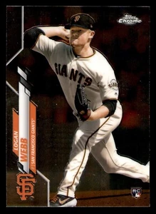 2020 Topps Chrome Logan Webb San Francisco Giants #117 Rookie RC (2B5) - Picture 1 of 2