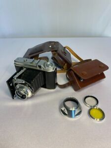 Voightlander Perkeo ll 6x6 Folding Camera Color Skopar 1:3,5/80 case accessories