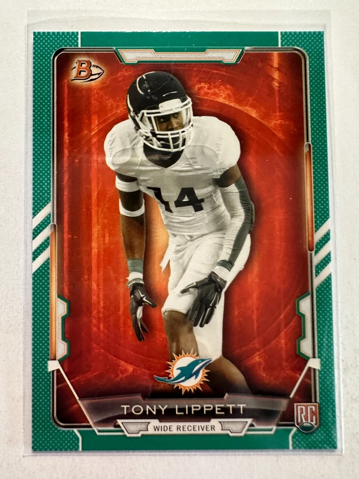 K57,195 - 2015 Bowman Green #R80 Tony Lippett #/99 - Image 1 of 1