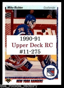 1990-91 Upper Deck RC | #11-275 | Hockey | LOT x1 | U Pick