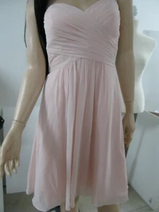 Strapless Sweetheart, Camille La Vie Bridesmaids Dress, Petal Pink ,Size 4 NWT - Picture 1 of 7