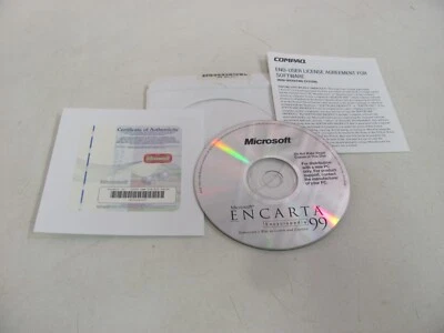 Microsoft Encarta 99 Encyclopedia Windows 95/98  - Image 1 of 4