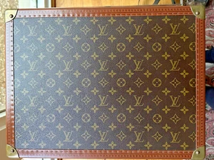 authentic vintage LOUIS VUITTON Alzer HARD CASE TRUNK - Picture 1 of 12