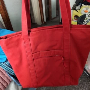 Vera Bradley Large Red Tote Purse - Picture 1 of 6