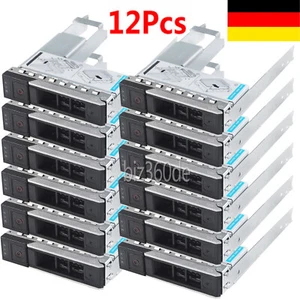 12 pièces Adaptateur Hybride 3.5" Caddy Tray 2.5" Dell 9W8C4 X7K8W R540 R640 R740 R740xd - Photo 1/5
