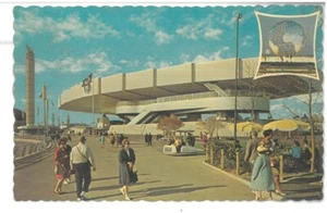 BR481 New York Bell Telephone Pavilion Viaggiata 1965 verso Roma - Foto 1 di 2