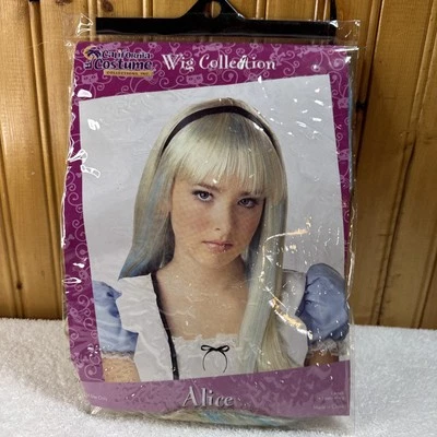 Peluca Disfraz Halloween Alicia en el País de las Maravillas Pequeña Adulto/Niño Nunca Usada Foto 1 de 4