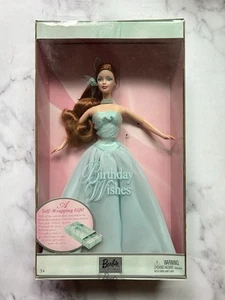 Muñeca Barbie Mattel 2003 azul aguamarina deseos de cumpleaños #B9787 - Imagen 1 de 4