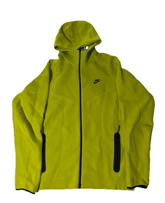 Sudadera con capucha Nike Tech Fleece Windrunner verde brillante FB7921-357 Volt para hombre talla XLTT Foto 1 de 4