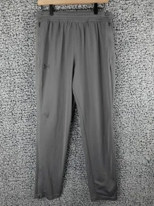 Pantalones deportivos Under Armour holgados para hombre talla grande gris con bolsillos con cremallera elásticos - Imagen 1 de 11