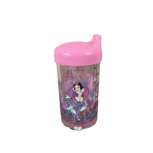 Ultra Rare Vintage Trudeau Disney Princess Sippy Cup 90s Double Wall Glitter - Picture 1 of 7