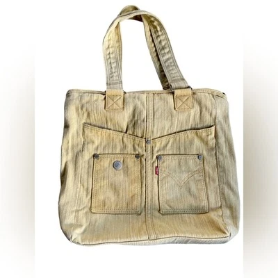Levi’s Tan Denim Shoulder Bag, Purse, Tote Bag - Image 1 of 4