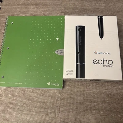 Livescribe Echo Smartpen APX-00008 2GB Record All You Write With Notebooks - Image 1 of 4