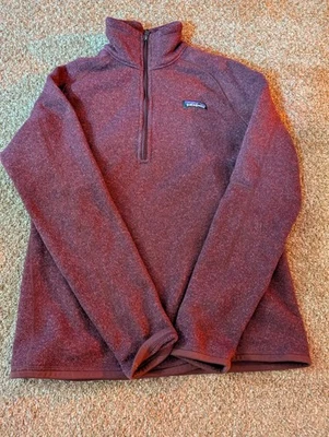PULÔVER feminino PATAGONIA marrom grosso 1/4 zíper pescoço grosso médio - Imagem 1 de 4