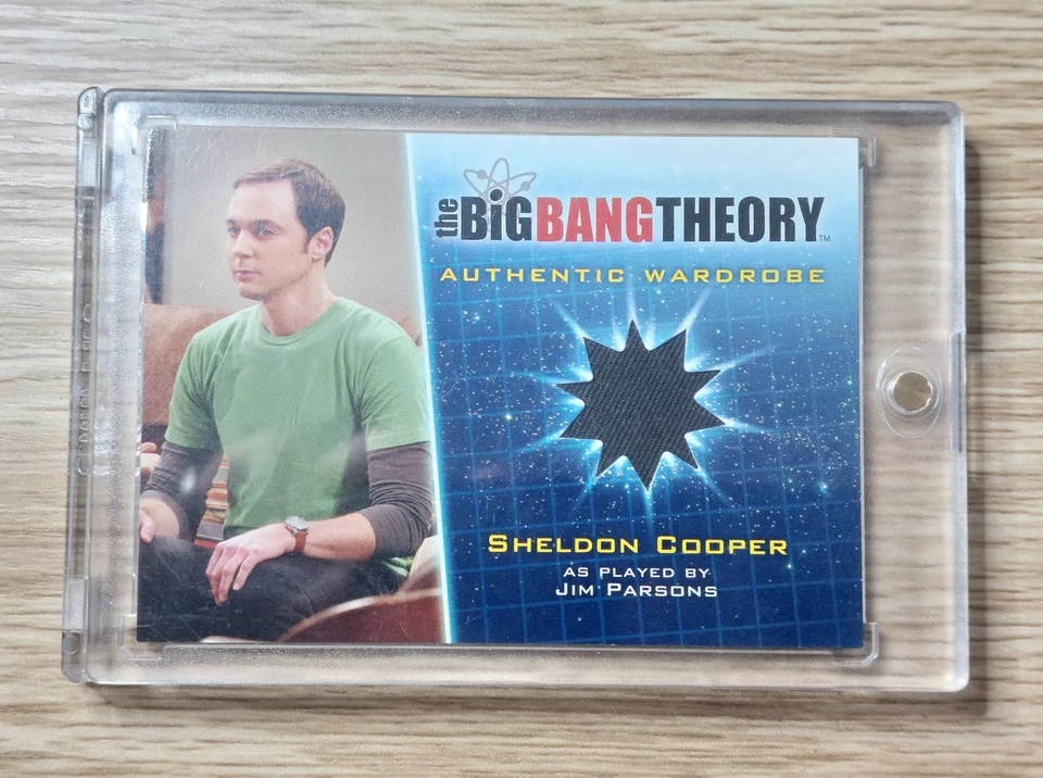 2013 Cryptozoic The Big Bang Theory Authentic Wardrobe Sheldon Cooper Patch M8 - Image 1 of 2