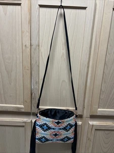 Aztec Print Fringe Purse/Shoulder Bag - Picture 1 of 3