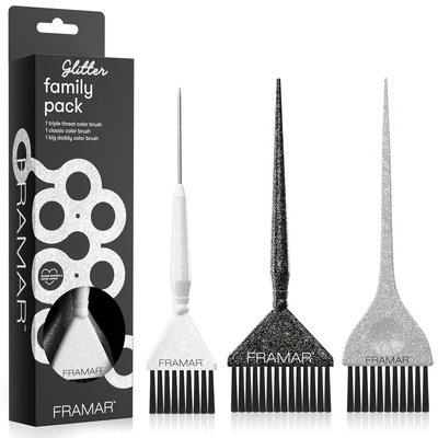 FRAMAR Hair Color Brush Set – Glitter Color Brush, Hair Dye Brush Kit, Hair Colo - Image 1 of 4