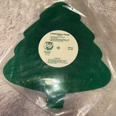 Christmas Rocks~NEW RHINO EP Green Vinyl RARE!!  PUNK ROCK CHRISTMAS RAVERS Foto 1 de 4