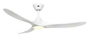 Dc Ceiling Fan with Remote Control LED Light Fan Genuine White 152cm - Picture 1 of 6