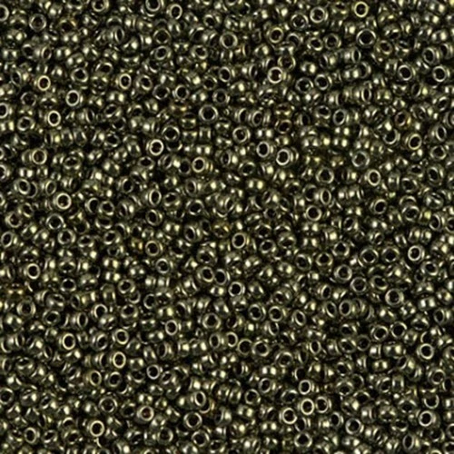 Miyuki Seed Beads 15/0 - Metallic Olive - Image 1 of 1