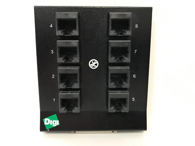 DIGI 50000709-01 8 PORT RJ45 232 CONNECTOR BOX  **NO CABLE** - Image 1 of 3