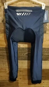 Wulibike Women's Cycling Shorts Long 4D Padded Bike Pants Pockets Size XL NWT - Picture 1 of 11