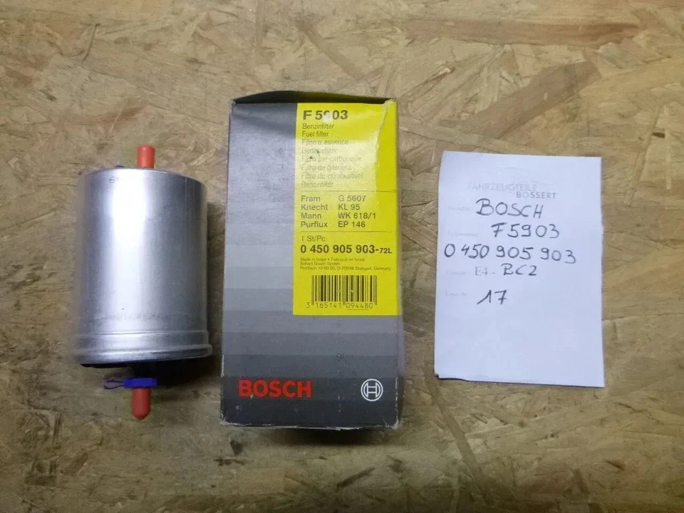 Renault Laguna I 1.8 2.0 3.0 Safrane Bosch Fuel Filter Filter Petrol 0450905903 - Image 1 of 1