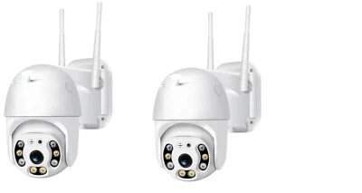 2X TELECAMERA IP CAM PTZ WIFI CAMERA DOME WIRELESS ESTERNO APP YOOSEE MICRO SD - Immagine 1 di 4