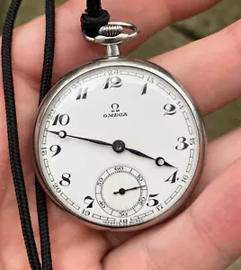 Reloj Bolsillo Omega 15 Joyas Importe de Suisse Hecho en Suiza Raro Funciona Bien! - Imagen 1 de 20